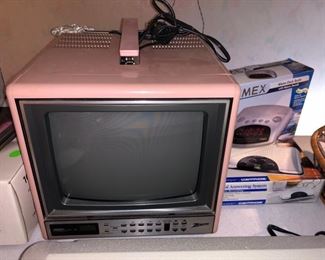 Vintage Zenith pink TV.......