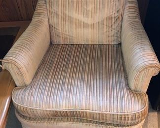 2 upholstered armchairs (only 1 is photographed)