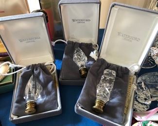 Waterford lamp finials 