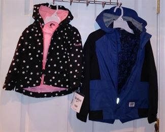 Osh Kosh B' gosh...New ! coats....We have approx 14 of these coats a few different sizes
