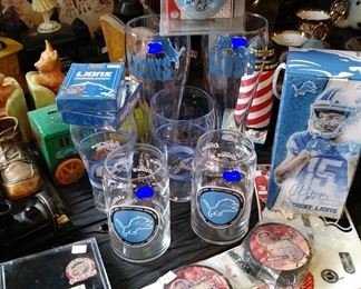 Detroit Lions Items....Red Wings items and more