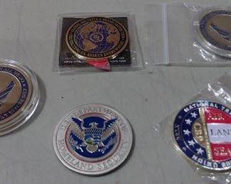 Homeland and Security Challenge Coins 