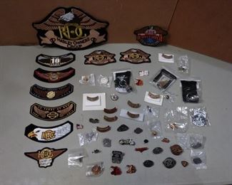 Harley Davidson Pins and Patches