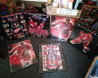 Detroit Red Wings Framed Pictures.....Top Middle Rolled Movie Posters