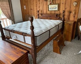 Antique bed, queen size