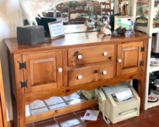 Vintage pine buffet