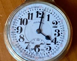 Gold filled Illinois pocket watch