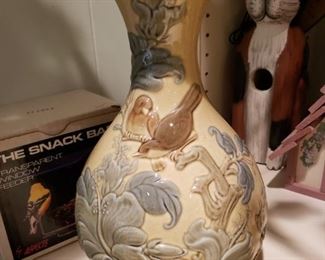 Rare Llardo Sparrow Vase