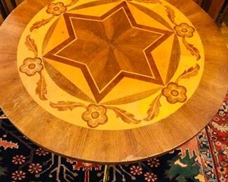 ANTIQUE INLAY TABLE