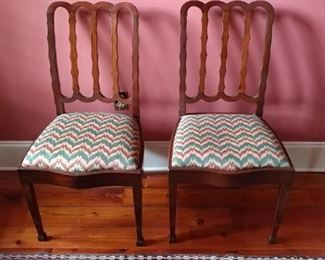 Needlepoint seats