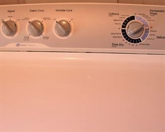 Washer close up.