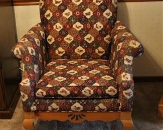Comfortable arm chair.