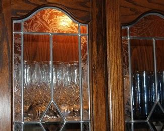 Lighted hutch close up.