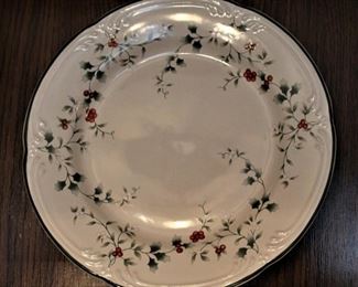 Christmas plate (part of set).