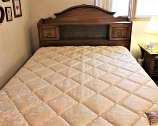 Birchwood  headboard and Mattress