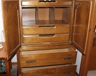 Birchwood Lingerie Cabinet Open