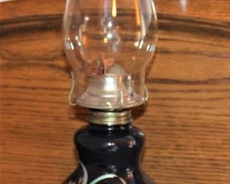 Hand Painted Oil Lamp