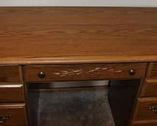 Lots of space on this office desk.