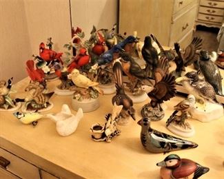 Fabulous bird collection (including music boxes)
