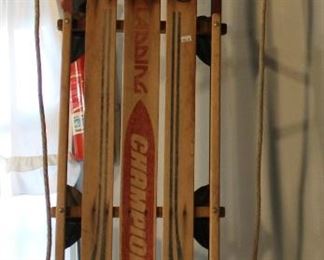 Vintage Snow Sled