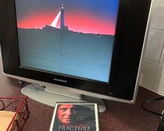 Sylvania 15 inch television with built-in DVD player