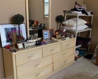 Dresser with mirror