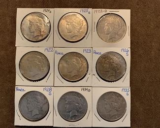 Silver Peace Dollars