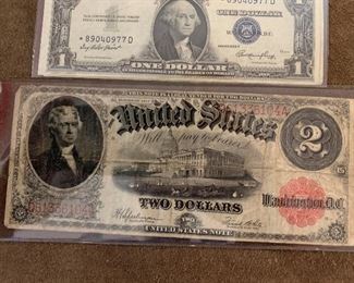1917 Large $2 Dollar Bill