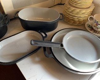 Vintage Lauffer Cast Iron Cookware