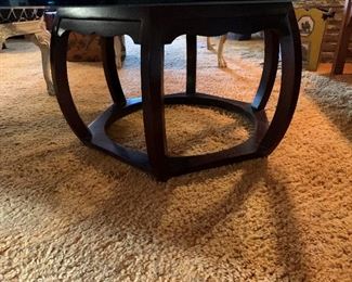 Vintage Davidson's Cocktail Drum Table