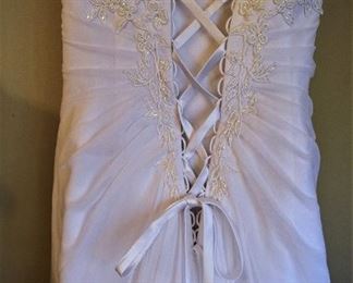 Beautiful Wedding Dress back detail
