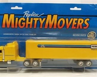 Ertl Mighty Movers Penske- Pennzoil Cab And Trailer Bulk Lot Of 2