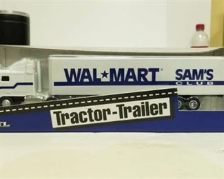 Ertl Wal Mart Sam's Club Tractor Trailer Truck Diecast In Box 1:64 Walmart