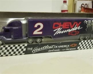 Ertl Sports Image Heartbeat Of America Chevy Racing 2 Transporter 1:64 Diecast