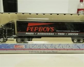 Liberty Classics Kentworth 1:64 Scale Pep Boys Die-cast Tractor Trailer