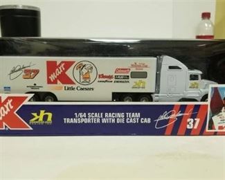 Nascar Kmart John Andretti 1/64 Scale Racing Team Transporter With Die Cast Cab