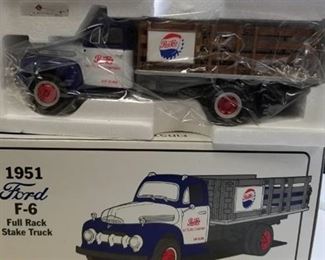 First Gear 1951 Ford F-6 Full Rack Stake Truck, 1/34 scale, new in box, See Pix