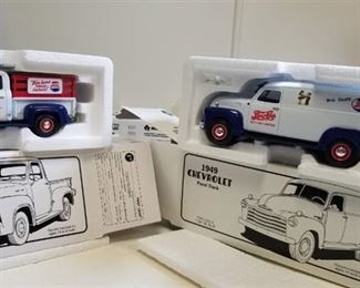 1 lot of First Gear, 1 ea. 1953 Ford Pickup & 1 ea. 1949 Chevy Panel Truck, bith 1/34 scale, NIB