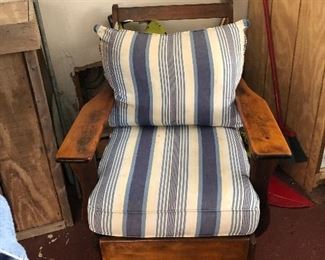 MORSE STYLE CHAIRS WITH “SUNBRELLA” WEATHER RESISTANT CUSHION FABRIC