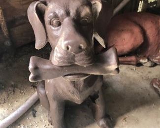OLD CEMENT PUPPY