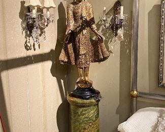 Giltwood Asian sculptures
