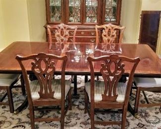Universal Furniture China Cabinet and Dining room Table