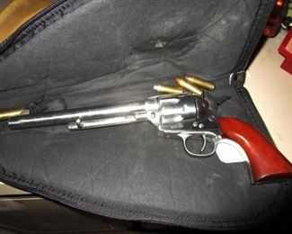 .45  Colt Stoeger lomg barrel 8 inch. hunting legal