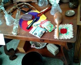 Antique wood table