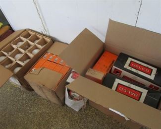 Dozens and dozens of light bulbs..all types