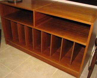 MCM record album cabinet