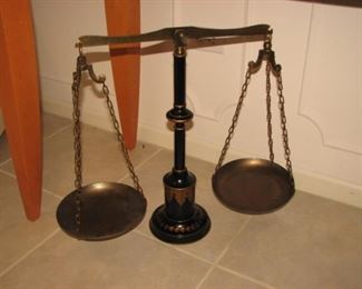Antique balance scale
