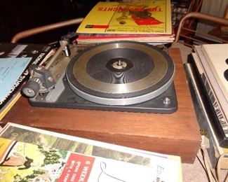 turn table, records