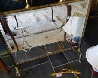Mirrored firescreen