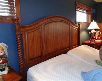 king headboard, pair twin adjustable beds, wonderful mattresses